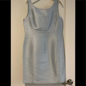 Beautiful blue silk dress and coat. In perfect condition.